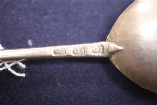 A mid 17th century apostle spoon,